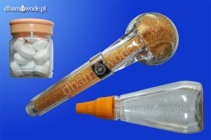 Zmiękczająca słuchawka prysznicowa