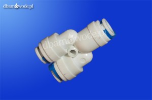 Trójnik 1/4" z szybkozłączkami